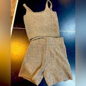 Skims cozy short set